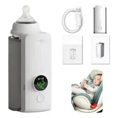 Aquecedor De Mamadeiras Recarregável Com Visor LCD