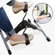 Mini Bike Ergométrica exercio em casa Pernas Braços Fisioterapia Idosos