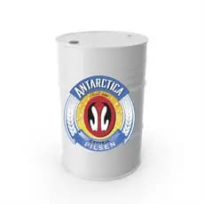 Adesivo Decorativo Para Tambor Cerveja Ant- Para Barril 200L
