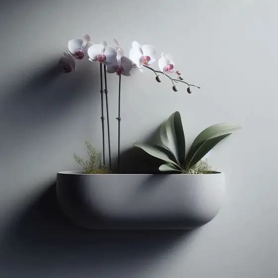 Vaso de Orquidea Vaso de Plantas de Parede Com furação