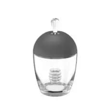 Meleira Porta Mel Com Pegador Decorado Luxo Suporte Mel Cores - Ou
