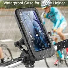 Suporte Ajustável À Prova D'água Para Celular Motocicleta , Guidão De Bicicleta iPhone ;
