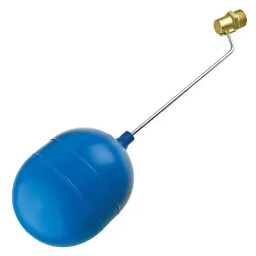 Torneira De Boia Para Caixa D'água Alta Vazão Zamac Balão Plástico Garden 3/4