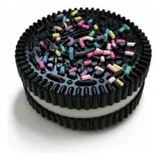 Brinquedo Squishy Bolacha Biscoito Taba De Apertar Alivia Estresse Antiestresse Pequena Macia Fofa