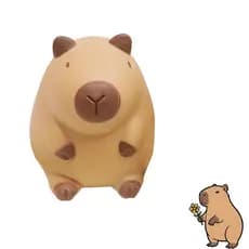 Brinquedo Squishy Capivara Fofa Antiestresse Macio Anti Ansiedade