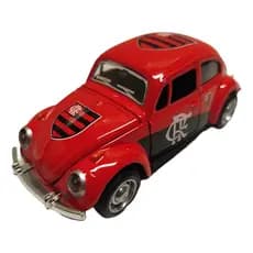 Miniatura Carrinho Fusca Time Do Flamengo Carrinho Ferro Coleção