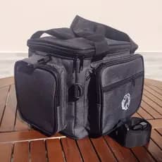 Bolsa/Mala de Pesca (Nova Versão) Cinza Mescla