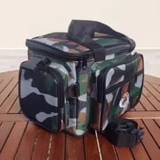 Bolsa/Mala de Pesca (Nova Versão) Camuflado Verde