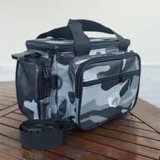 Bolsa/Mala de Pesca Camuflado Cinza (Edição Limitada)