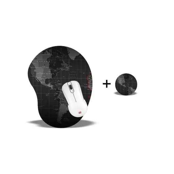 Mousepad Mapa Preto base antiderrapante