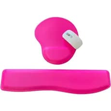 Kit Home Office  Rosa Ergonômico Base Antiderrapante
