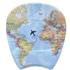 Mouse Ergonômico  Mapa Azul avião
