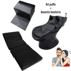 kit assento lavatorio italiano  estofado almofada + baby bank infantil kids barbeiro