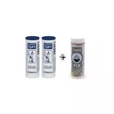 Kit Linha Tupy 2 Corante Azul Marinho + 1 Fixador Tupy Fix para Tingir Roupa