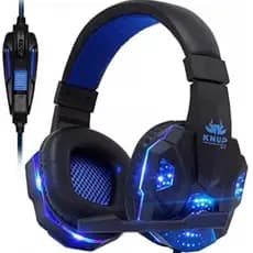 Headset Fone Gamer Knup Original Qualidade Prime KP-397 LED Profissional Microfone Controle USB/P2/PC/MAC/XBOX/PS4/VOICE