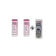 Kit Linha Tupy 2 Corante Pink + 1 Fixador Tupy Fix para Tingir Roupa