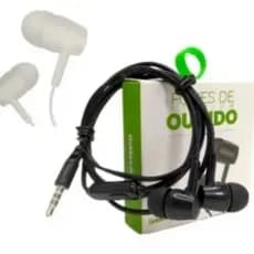 Fone de ouvido com microfone Intra-auricular Stereo P3 GT-SEF12 GoldenUltra