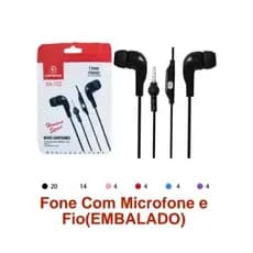 Fone de ouvido de Alta Qualidade Intra-auricular com Microfone entrada P2 "BRANCO"