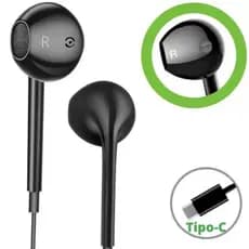 Fone USB C Fone de Ouvido Tipo C Mi 9 Lite M52 M53 M54 A34 A53 A54 A55 A73 A74 S20 Fe S21 Ultra S22 Plus S23 S24 Edge