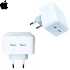 Fonte Carregador Para iPhone 12 Usb Tipo-c Duplo 50w Fonte Turbo Duplo Usb C Fonte Tomada Para iPhone