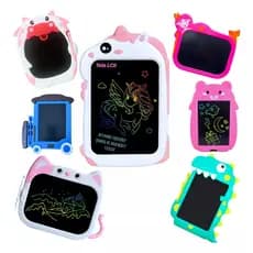 Tablet Infantil Lousa Mágica Tela Lcd De Escrever E Desenhar Cor Menino Coelho 8,5p