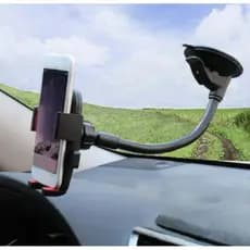 Suporte Veicular Para Celular 360º Fixação Ventosa Haste Firme Ajustável