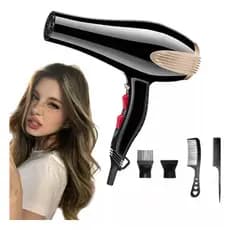 Secador De Cabelo Profissional Iônico 4 Em 1 Turbo 6000w