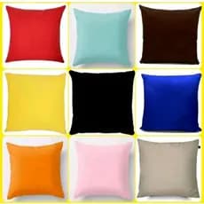 Capa de Almofada Lisa Oxford 0,45x0,45 cm. Decorativas Sala/Quarto