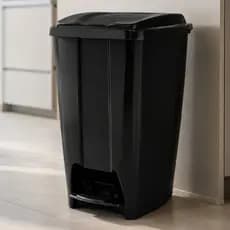 Lixeira com Pedal 40 litros em Plastico Reforçado Multiuso Cozinha Banheiro ECO Nature