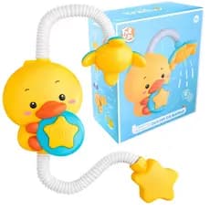 Ducha de Banho para Bebê Infantil com Ventosas Duchinha Patinho Cano Ajustável