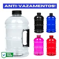 Garrafa de Água Academia Treino 1.8L Squeeze com Alça e Envio Imediato 24hr