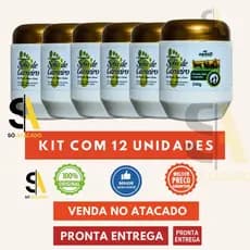 KIT 12 Unidades Creme Sebo de Carneiro Apinil 240g Pés e Mãos | Original Atacado Revenda ⭐