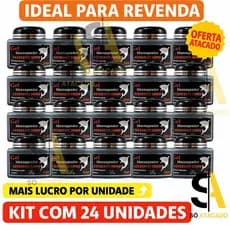 24 UND Gel Massageador CARTILAGEM DE TUBARÃO ORIGINAL BISNAGA 150g – Alívio Para Dores Musculares e Articulares