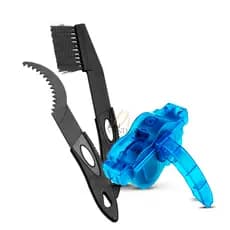 Kit 3 Ferramentas Limpador Corrente Cassete Catraca Escova Bicicleta Escovinha Manutenção Desengraxante