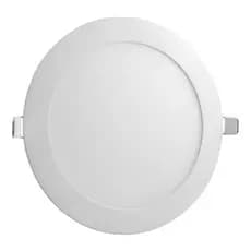 Painel De Led Redondo Embutir 12w Branco Quente 3000k