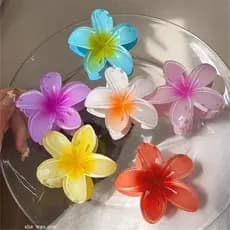 Kit 2 Presilhas de cabelo  Flor/ Piranha De Cabelo Flor De Feriado De Praia / Grampo para cabelo