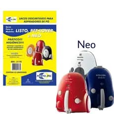 Kit 3 Sacos Aspirador de Pó Electrolux - Neo (2178)