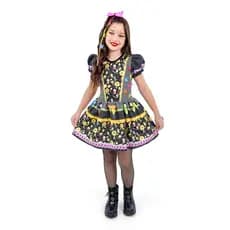 Fantasia Junina Infantil Vestido Junino Caipira Estampado Caipirinha Fuxico Anjo Fantasias 450