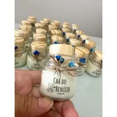 Mini Vela Personalizada Aromática Perfumada Lembrancinha, Chá de Bebê ,Aniversário,Casamento, Chá de Casa Nova, Batizado