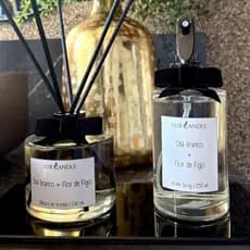 Kit Difusor de Aromas + Home Spray + Bandeja, Vidro, Difusor de Ambiente, Difusor de Varetas, Aroma Premium, Luxo