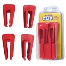 Kit 4 Fixadores Para Mesa Plástica Monobloco Clipe Para Unir Juntar Mesas Bar Restaurante Festa Fácil Instalar Reforçado
