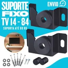 Suporte Tv Universal Fixo Led Lcd Plasma 10 até 84’’ Polegadas para Parede ou Painel
