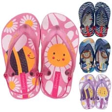 Chinelo Ipanema Baby Infantil Unissex Original c/ Elástico Macio Antiderrapante Confortável Sandália