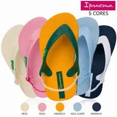 Chinelo Ipanema Brasil Baby Unissex Elástico Macio Infantil Menina Menino Grendene Original Cores