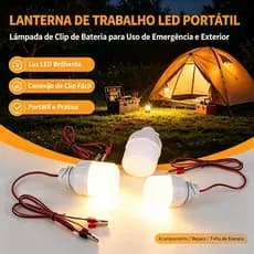 [Luz Led Ampola illas 12V 5W 9W 15W Luminária Portátil [BR]