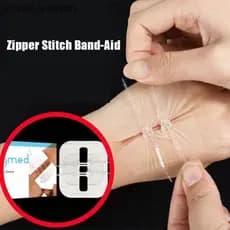 [THEBR] 2 Unidades/Caixa Bandagem Band Aid Zip Stitches Tie Fechamento De Feridas Adesivo Sem Sutura [BR]