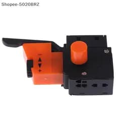 [THEBR] AC 250V/4A FA2-4/1BEK Interruptor De Velocidade Ajustável De Metal Plástico Para Furadeira Elétrica [BR]