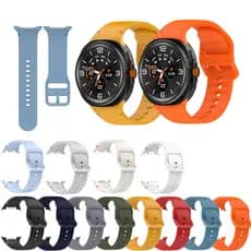 Para Samsung Galaxy Watch 8 9 40mm 44mm Relógio 8 Clássico 46mm Esportes Pulseira De Silicone Banda Macia