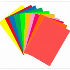 Papel Color Set Com 50 Folhas Tamanho A4 120g - Escolha A Cor Na Variação