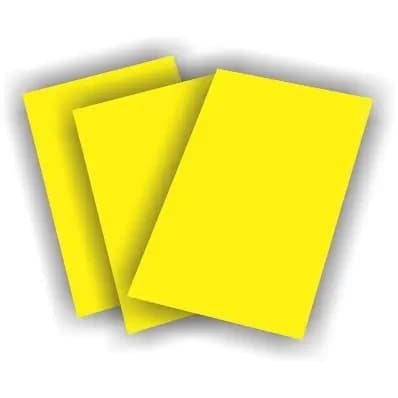 Papel Color Set Amarelo A4 120g Com 50 Folhas